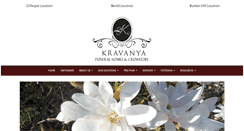 Desktop Screenshot of kravanyafuneral.com