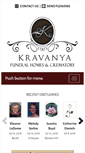 Mobile Screenshot of kravanyafuneral.com